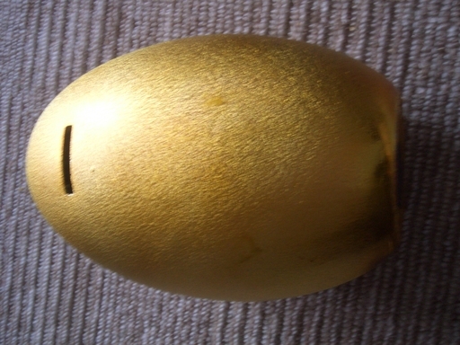 大阪　えべっさん（十日戎）で購入した貯金箱（瀬戸物）