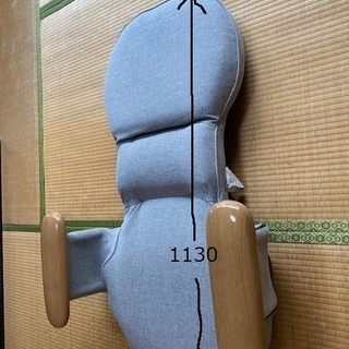 座椅子　リクライニング肘置き付きの画像