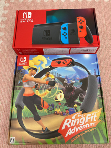 【値下げ】Switch本体とリングフィットアドベンチャーのセット