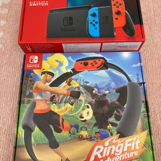 【値下げ】Switch本体とリングフィットアドベンチャーのセット