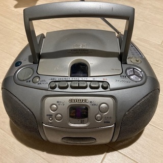 アイワ製CDラジカセ　傷あり　動作問題無し