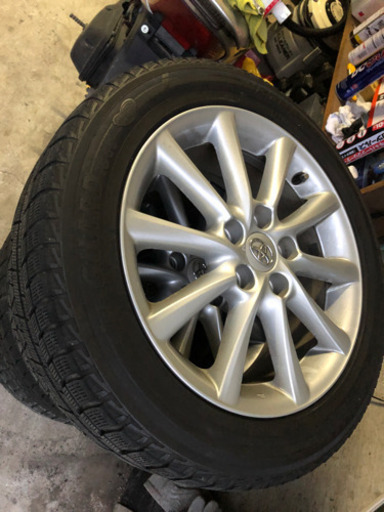 エスティマ　純正AW スタッドレス　状態良好