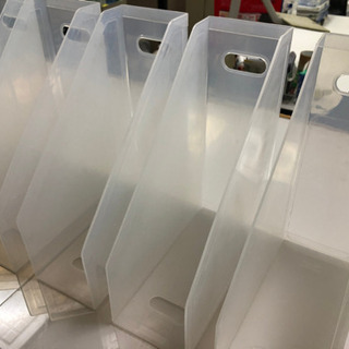 ファイルボックス 5つセット プラスティックケースの画像