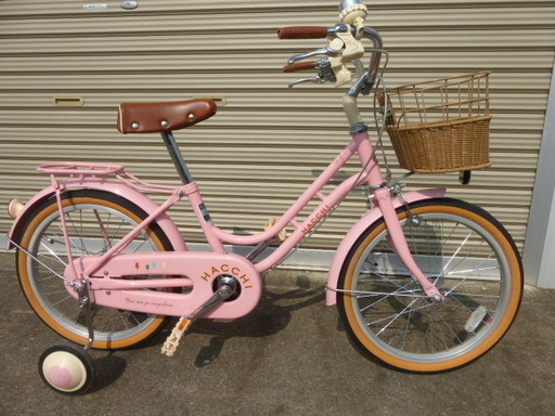 BS 高級子供用自転車　ＨＡＣＣＨＩ　ハッチ　１８インチ　状態良　補助輪つき