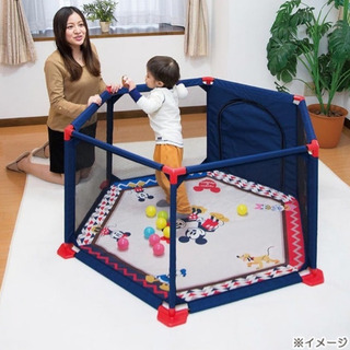 ベビーサークル　ミッキーの画像