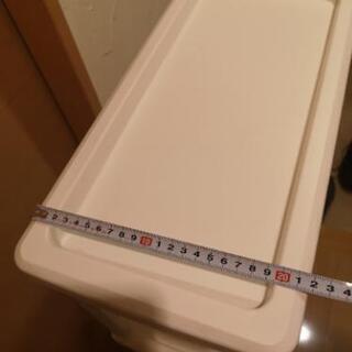 キャスター付3段ワゴンの画像