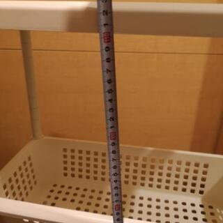 キャスター付3段ワゴンの画像