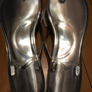 新品未使用 キラキラ☆リボンサンダルの画像