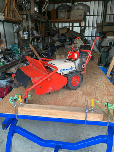 ハンマーナイフモア　各所整備　ナイフ刃新品交換済み