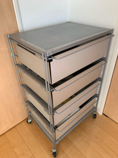 無印良品 スチールシェルフワゴン
