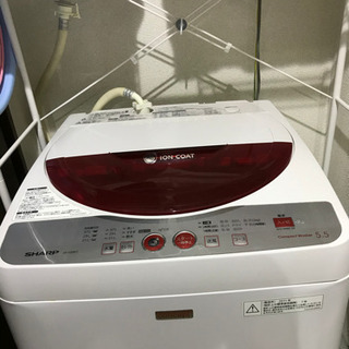 美品 シャープ 洗濯機 5.5kg