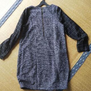 肩切返しワンピースの画像