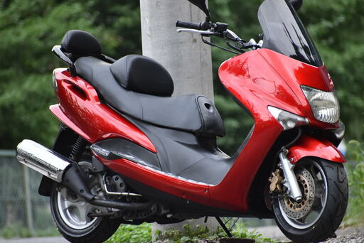 ☆YAMAHA＊マジェスティ125FI＊タイヤ前後新品＊キャンディーレッド外装＊WAKO’Sオイル交換済＊☆下取り全国配送も可能です☆彡
