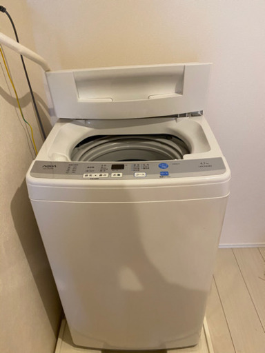 値下げしました。2016年製　AQUA全自動洗濯機