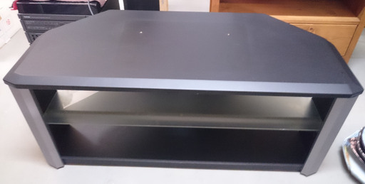 【中古】テレビ台③　台形　幅100㎝　奥行き45㎝　【値下げしました！】