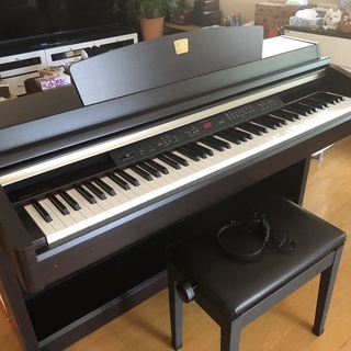 ヤマハ　アップライトピアノ　クラビノーバ　CLP230　08年製　美品の画像