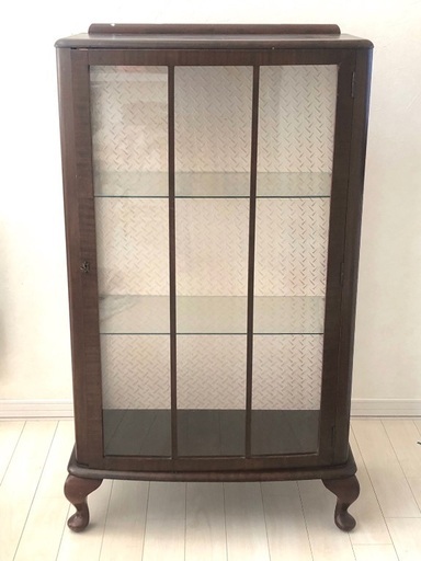 アンティークガラスキャビネット