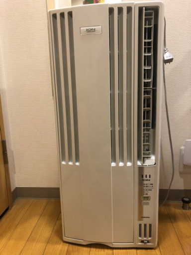 【業者クリーニング点検済み】コロナルームエアコン　ウインドウ形冷房専用（取り付け枠付き）