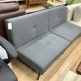 訳アリ大特価商品！シンプルなグレーのソファーベッドです！
