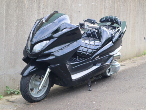 値下げ！！【YAMAHA マジェスティ】ブラックカスタム LEDレインボー スピーカー付き