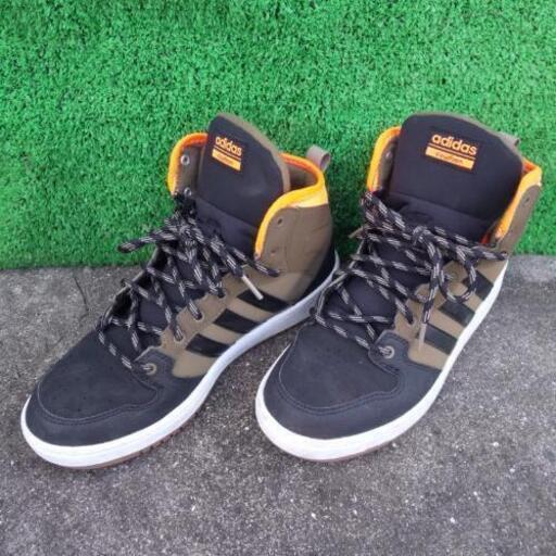 美品 アディダス ハイカットスニーカー adidas