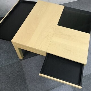 ☆引出し付きロータイプテーブルこたつ【新品】☆