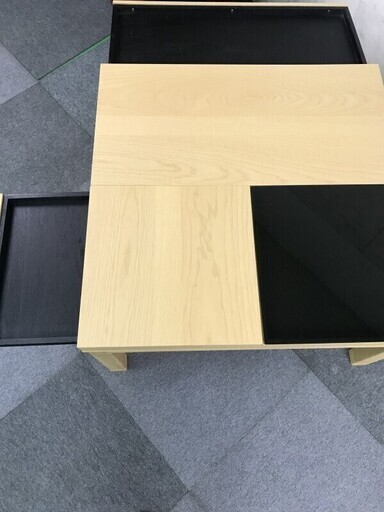 ☆引出し付きロータイプテーブルこたつ【新品】☆