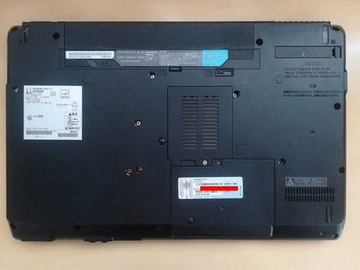 ノートパソコンC 富士通 LIFEBOOK A561/C CPU:core i5 メモリ:4GB HDD:250GB OS:Windo