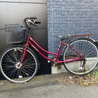 自転車　あげます　難あり