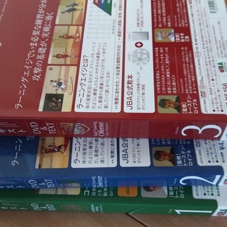 【値下げします☆】JBA公式テキスト　バスケットボール指導DVD１～３巻セットの画像