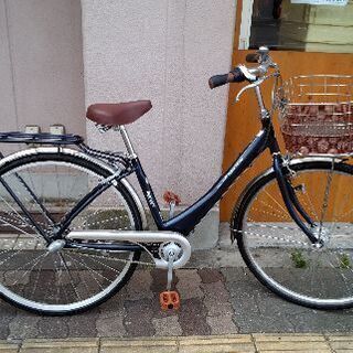 maruishi PIainair[プレネール]27吋 シティーサイクル アルミ/内装3段/LEDオート/ネイビー