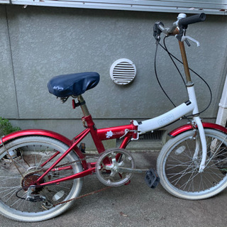 受け渡し予定者決定。折りたたみ自転車 6段変速  20インチ