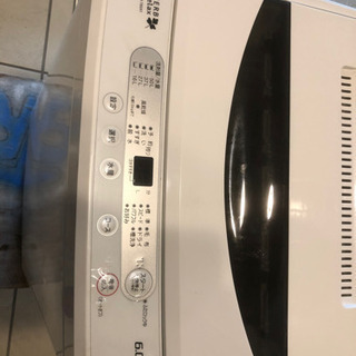 2017年製　ヤマダ電機　ハーブリラックス　6kg洗い　YWM-T60A1の画像