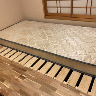  マットレス ボンネルコイル シングル  美品の画像