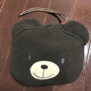 クマの袋のひざ掛け