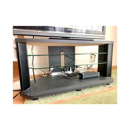 【8月中処分。お値下げ可能】 黒 テレビ台  テレビラック