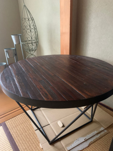 定価10万円 円型テーブル ACTUSなどお好きな方に！