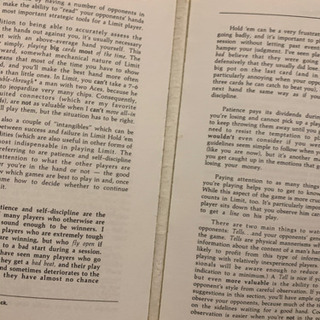 poker book ポーカーの参考書　洋書