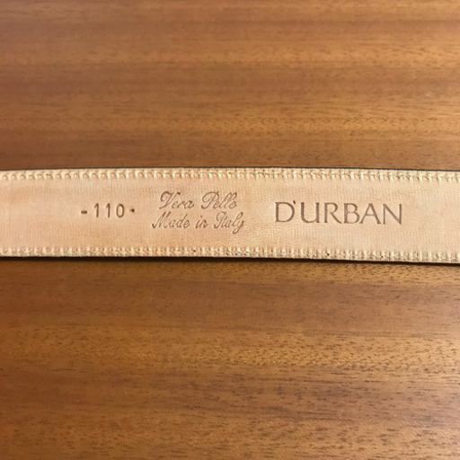 ベルト　スエード　ダークブラウン  新品