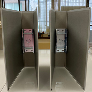 A4 2穴 パイプ式ファイル2セットの画像