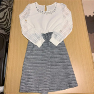 GORGE♡ビジュー付きワンピース(M)