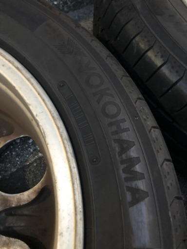 【美品】トヨタ 純正 アルファード 10系 17インチ ホイール& 225/55ZR17 YOKOHAMA ラジアルタイヤ 4本セット