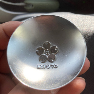 EXPO70銀杯(銀メッキ）中古品