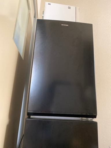 アイリスオーヤマ 冷蔵庫 156L 自動霜取機能付き ブラック NRSD-16A-B