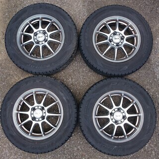 スタッドレスタイヤ アルミホイール付き 185/70R14 キャ...