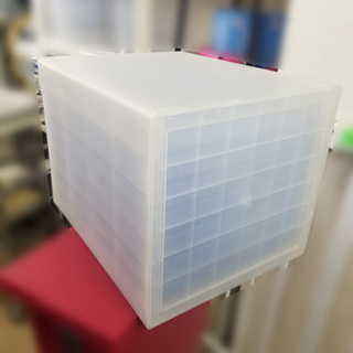 【札幌市内配送可能】レターケース　2.5cm×7段　書類ケース オフィス用家具　の画像