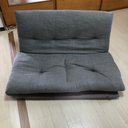 ニトリ　リクライニング付きローソファーベッド