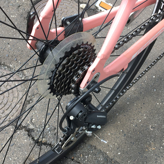美車!!MERIDA/メリダ CROSSWAY/クロスウェイ 50 TFS 50 クロスバイク ピンク 3×7 21段変速