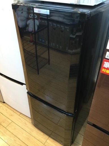 【安心1年保証付 MITSUBISHI 2ﾄﾞｱ冷蔵庫 MR-P15C-B 2018年製 【ﾄﾚﾌｧｸ桶川店】