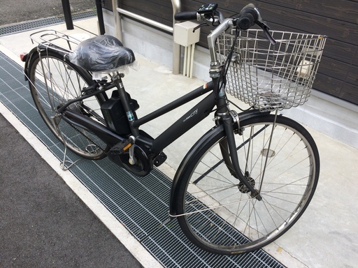 地域限定　ヤマハ　パス　シティ　27インチ　新基準　内装8段変速　12,8AH　アシスタ　ビビ　神戸市　電動自転車